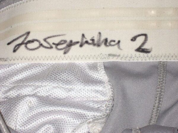 Kevin Josephina Rome Braves Game Worn & Signed Gray Authentic Majestic Pants