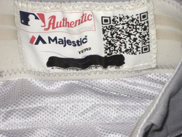 Kevin Josephina Rome Braves Game Worn & Signed Gray Authentic Majestic Pants