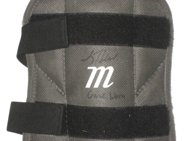 Luke Waddell Georgia Tech Yellow Jackets Game Worn & Signed Gray Marucci Shin Guard