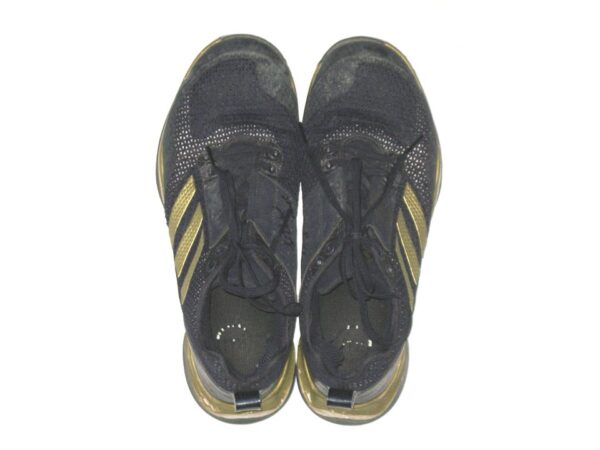 Luke Waddell Georgia Tech Yellow Jackets Training Worn & Signed Blue & Gold Adidas Shoes