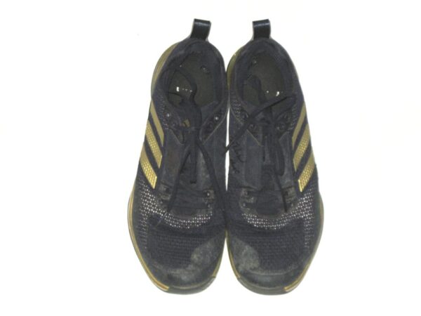 Luke Waddell Georgia Tech Yellow Jackets Training Worn & Signed Blue & Gold Adidas Shoes