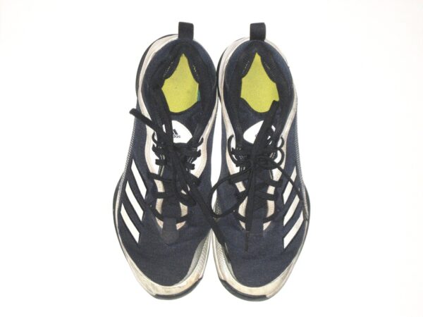 Luke Waddell Georgia Tech Yellow Jackets Training Worn & Signed Blue, White & Grey Adidas Shoes