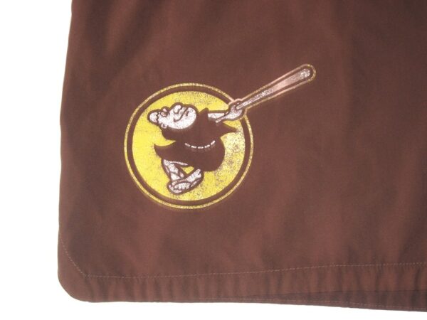 Tom Cosgrove 2021 Practice Worn & Signed Official Brown San Diego Padres Nike Shorts