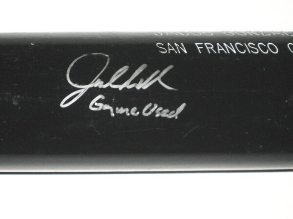 Jalen Miller San Jose Giants Game Used & Signed Louisville Slugger Model C271 Baseball Bat