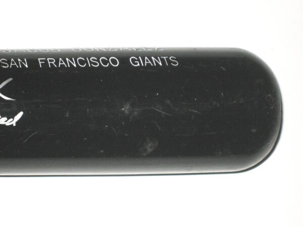 Jalen Miller San Jose Giants Game Used & Signed Louisville Slugger Model C271 Baseball Bat