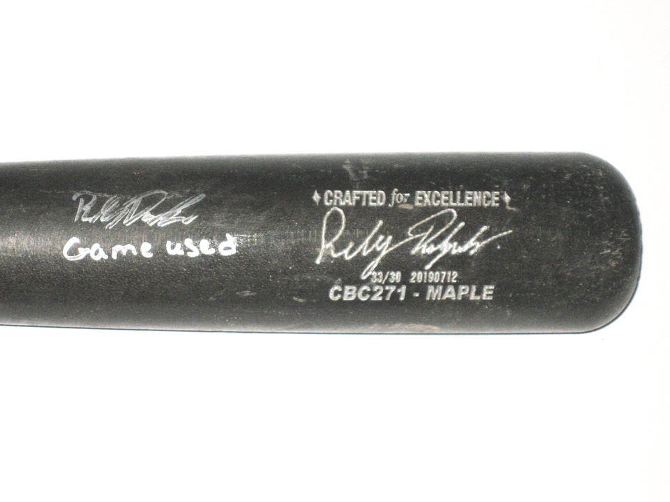 Riley Delgado 2021 Rome Braves Game Used & Signed Cooperstown CBC271 Maple  Baseball Bat - CRACKED