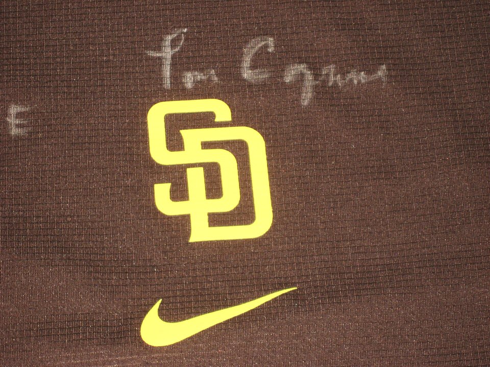Tom Cosgrove 2021 Game Worn & Signed Official San Diego Padres