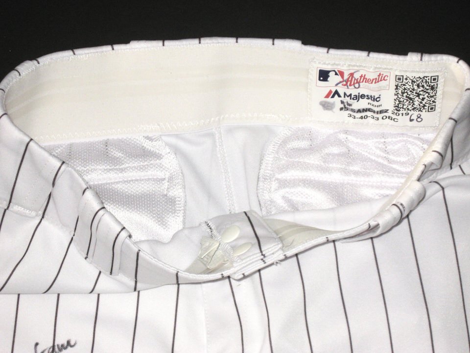 Tyler Johnson Chicago White Sox Spring Training Worn & Signed White  Pinstripe Nike Pants - Originally Issued to former Chicago White Sox Gold  Glove Award Winner Yolmer Sanchez!! - Big Dawg Possessions