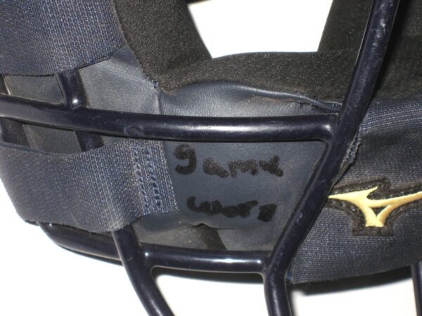 Cesar Rodriguez 2021 FCL Braves Game Worn & Signed Mizuno Samurai Baseball Catcher's Mask