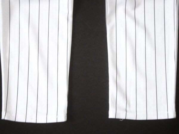 Hunter Schryver 2019 Birmingham Barons Game Worn & Signed Pinstripe Majestic Pants