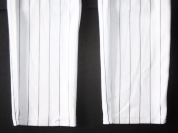 Jonathan Stiever Chicago White Sox Spring Training Worn & Signed White Pinstripe Nike Pants