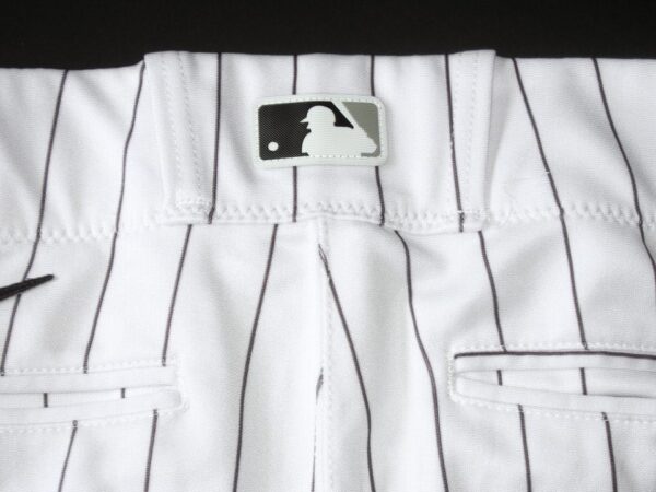 Jonathan Stiever Chicago White Sox Spring Training Worn & Signed White Pinstripe Nike Pants