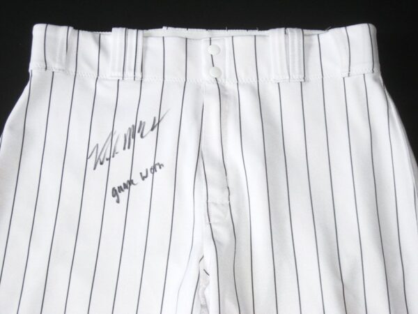 Kade McClure Chicago White Sox Spring Training Worn & Signed Pinstripe Nike Pants