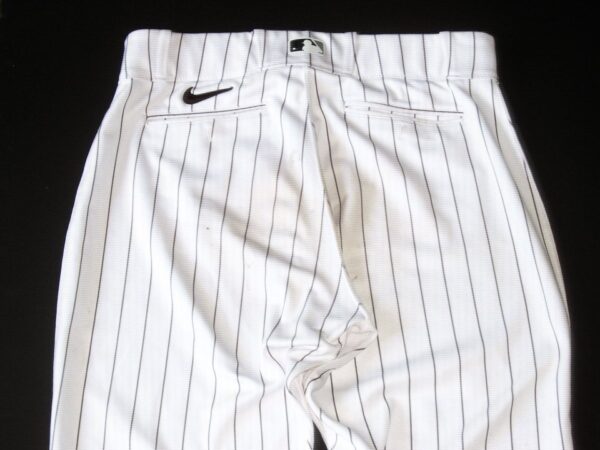 Kade McClure Chicago White Sox Game Worn & Signed Pinstripe Nike Pants