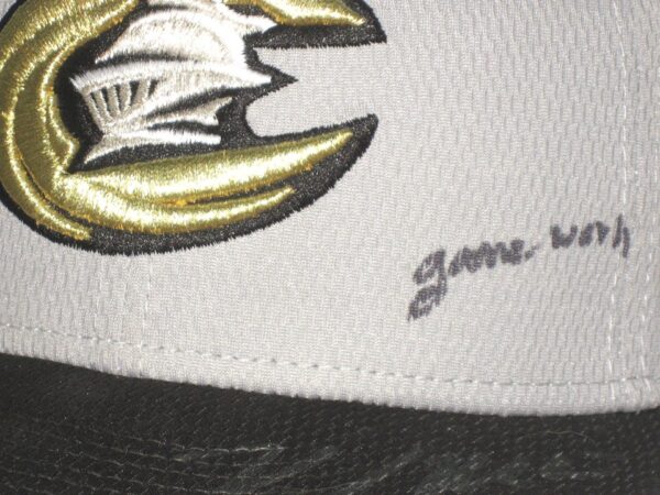 Kade McClure Game Worn & Signed Official Charlotte Knights New Era 59FIFTY Hat