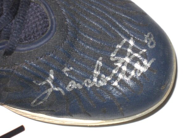 Landon Stephens 2022 Rome Braves Game Worn & Signed Blue & White New Balance Baseball Cleats