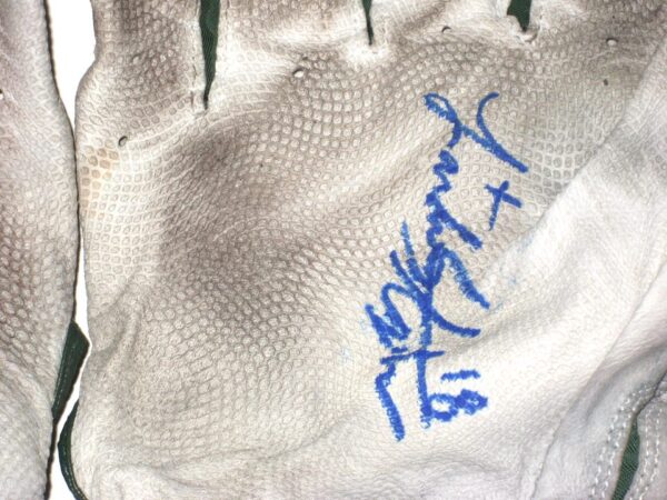 Landon Stephens 2022 Rome Braves Game Worn & Signed Franklin Batting Gloves