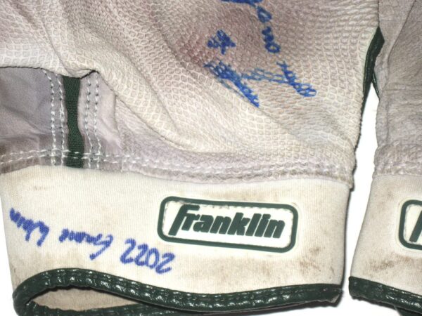 Landon Stephens 2022 Rome Braves Game Worn & Signed Franklin Batting Gloves