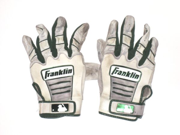 Landon Stephens 2022 Rome Braves Game Worn & Signed Franklin Batting Gloves