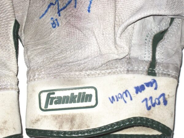 Landon Stephens 2022 Rome Braves Game Worn & Signed Franklin Batting Gloves