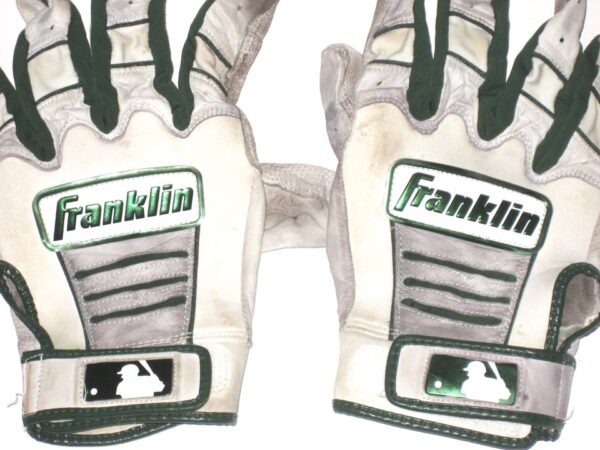 Landon Stephens 2022 Rome Braves Game Worn & Signed Franklin Batting Gloves