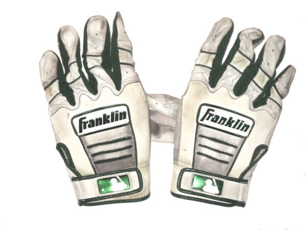 Landon Stephens 2022 Rome Braves Game Worn & Signed Franklin Batting Gloves