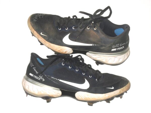 Landon Stephens 2022 Rome Braves Game Worn & Signed Nike Alpha Huarache Baseball Cleats