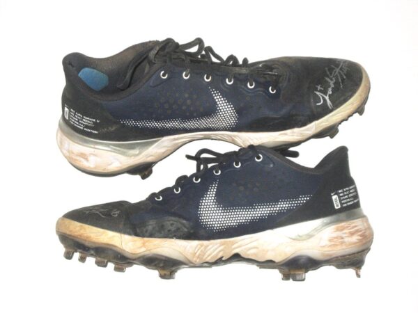 Landon Stephens 2022 Rome Braves Game Worn & Signed Nike Alpha Huarache Baseball Cleats