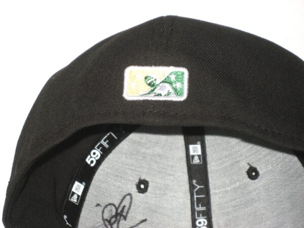 Rusber Estrada Game Used & Signed Official Augusta GreenJackets New Era Team Alternate 59FIFTY Fitted Hat