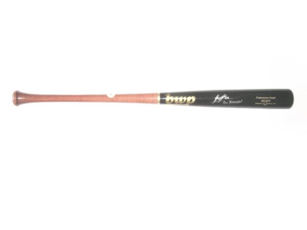 Jake Higginbotham Rome Braves Game Issued & Signed BWP Pro Model RC271 Maple Baseball Bat