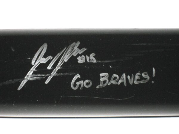 Jake Higginbotham Rome Braves Game Issued & Signed BWP Pro Model RC271 Maple Baseball Bat