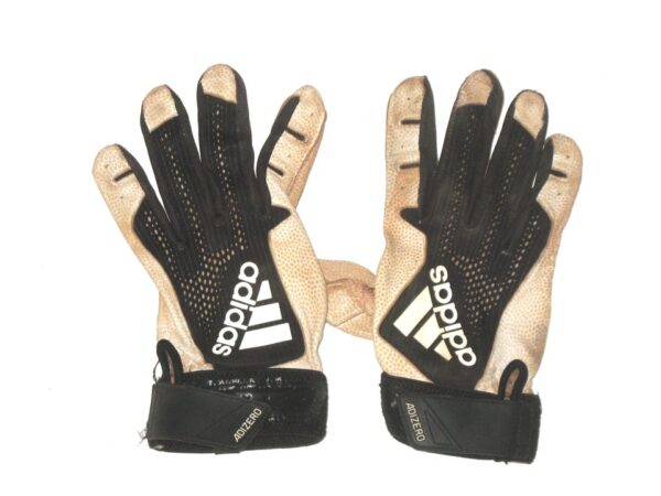 Jalen Miller Richmond Flying Squirrels Game Worn & Signed Adidas Adizero Batting Gloves