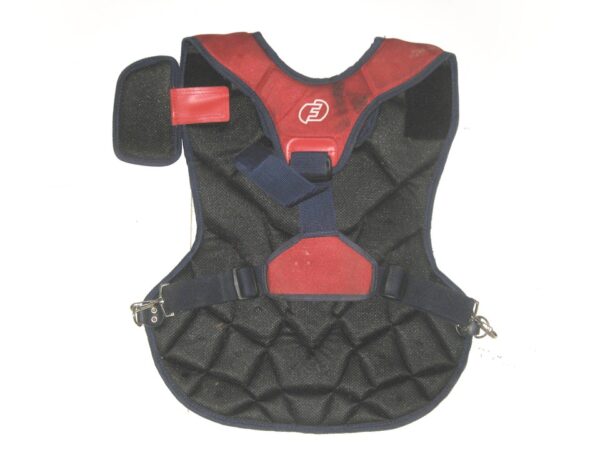 Logan Brown 2021 Rome Braves Game Worn & Signed Force3 Pro Gear Catcher's Chest Protector