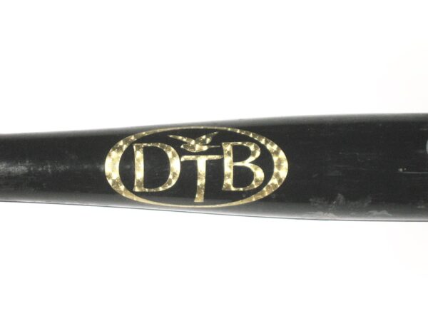 Tyler Tolve 2022 Rome Braves Game Used & Signed Dove Tail DTB Model CC-1 Maple Baseball Bat - CRACKED