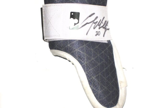 Cody Milligan 2022 Mississippi Braves Game Used & Signed EvoShield Shin Guard