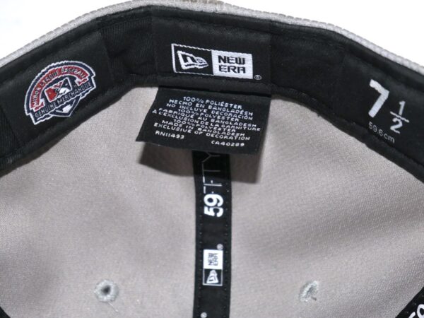 Kade McClure Batting Practice Worn & Signed Official Charlotte Knights New Era 59FIFTY Hat