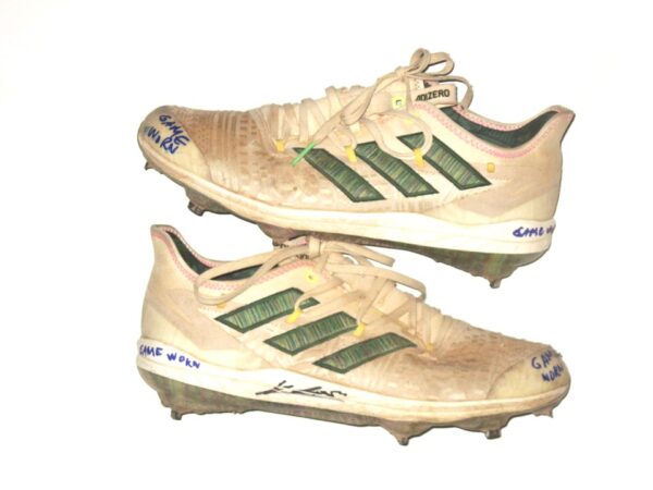 Kevin Josephina 2022 Fortitudo Bologna Game Worn & Signed Adidas Adizero Cleats