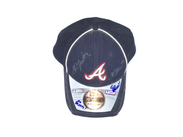 Kevin Josephina Team Issued & Signed Official Atlanta Braves Batting Practice New Era 39THIRTY Hat