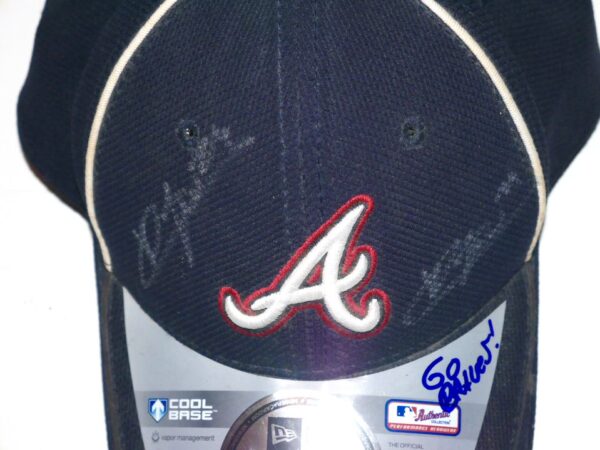 Kevin Josephina Team Issued & Signed Official Atlanta Braves Batting Practice New Era 39THIRTY Hat