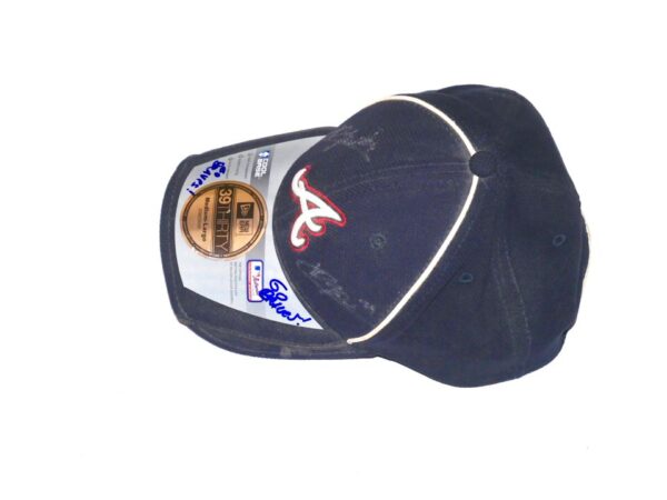 Kevin Josephina Team Issued & Signed Official Atlanta Braves Batting Practice New Era 39THIRTY Hat