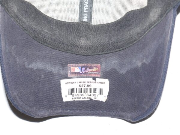 Kevin Josephina Team Issued & Signed Official Atlanta Braves Batting Practice New Era 39THIRTY Hat