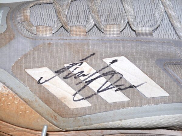 Indigo Diaz 2022 Mississippi Braves Game Worn & Signed Adidas Boost Icon Baseball Cleats – Good Use!!!