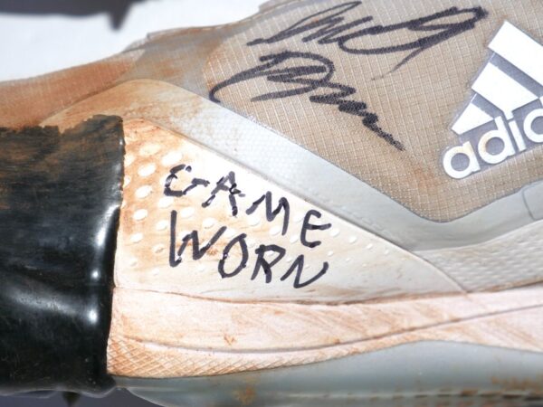 Indigo Diaz 2022 Mississippi Braves Game Worn & Signed Adidas Boost Icon Baseball Cleats – Good Use!!!