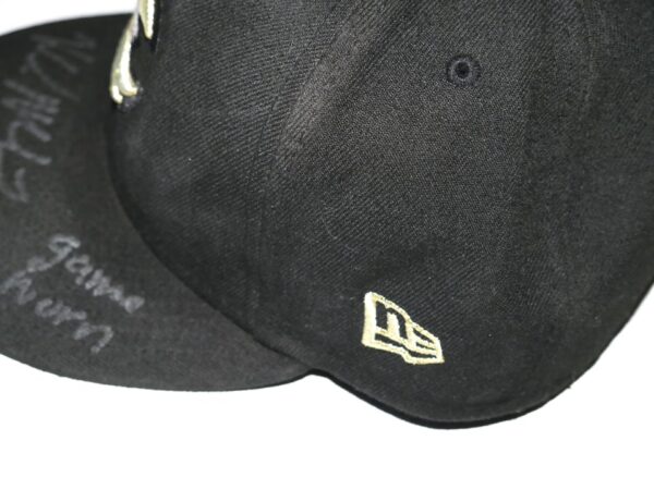 Kade McClure 2022 Game Worn & Signed Official Charlotte Knights Home New Era 59FIFTY Hat