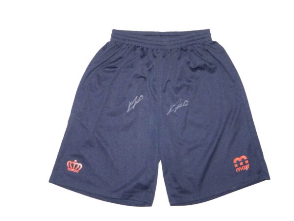 Kevin Josephina 2022 Practice Worn & Signed Official Blue Kingdom of Netherlands Majr Shorts - Worn Haarlem Baseball Week!