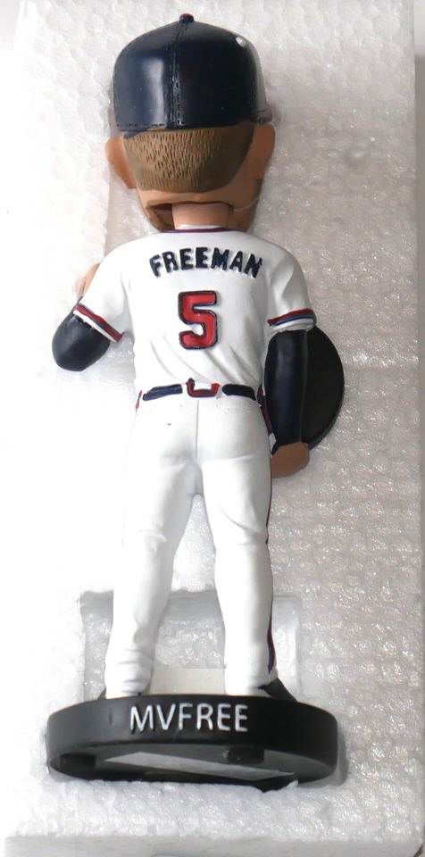 Freddie Freeman Atlanta Braves 2021 World Series Champions Road Bobblehead  MLB