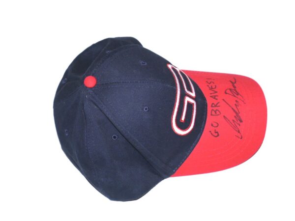 Indigo Diaz Team Issued & Signed Danville Braves Retro Cap - Mississippi Braves Promotional Giveaway!