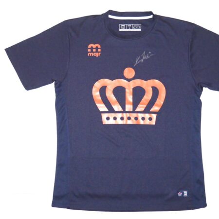 Kevin Josephina 2022 Practice Worn & Signed Official Blue Kingdom of Netherlands Majr Shirt – Worn Haarlem Baseball Week!