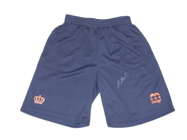 Kevin Josephina 2022 Team Issued & Signed Official Blue Kingdom of Netherlands Majr Shorts – Worn Haarlem Baseball Week!