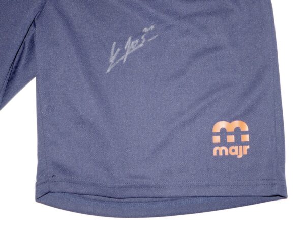 Kevin Josephina 2022 Team Issued & Signed Official Blue Kingdom of Netherlands Majr Shorts – Worn Haarlem Baseball Week!